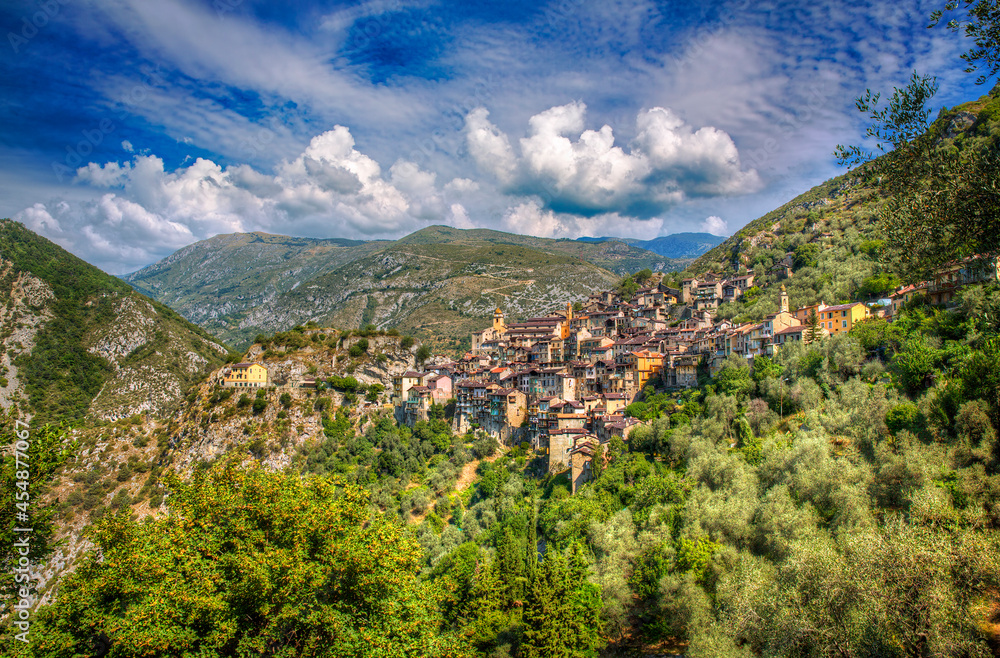 The Village of Saorge, Alpes-Maritimes, Provence, France