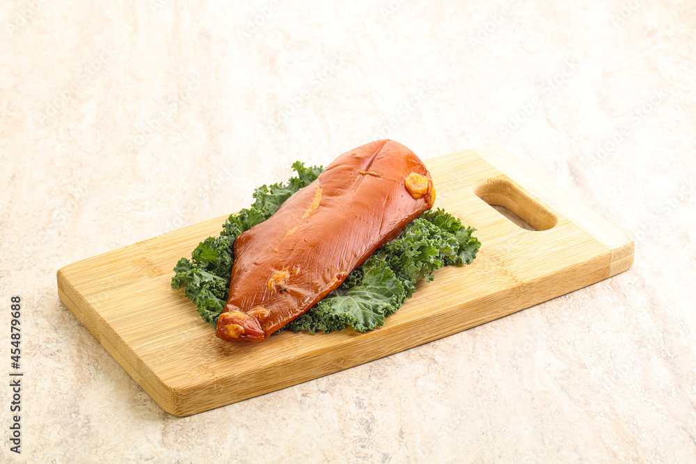 Smoked chicken breast for snack Smoked chicken breast for snack