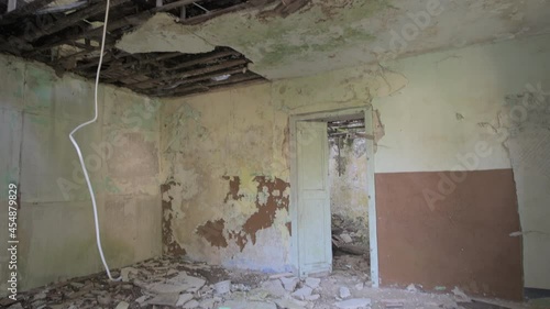 Interior in Senerchia village destroyed by the 1980 earthquake, Irpinia, Campania, Italy_32 photo