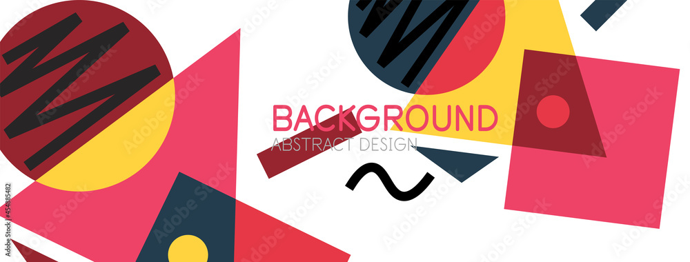 Abstract background with blocks, lines, geometric shapes. Techno or business concept for wallpaper, banner, background, landing page Abstract background with blocks, lines, geometric shapes. Techno or business concept for wallpaper, banner, background, landing page