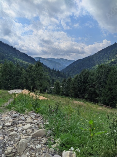 landscape in the mountains