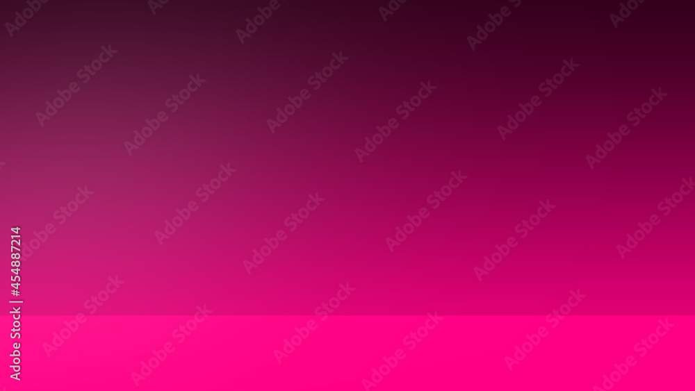 Interior of living red tone on pink floor Interior of living red tone on pink floor