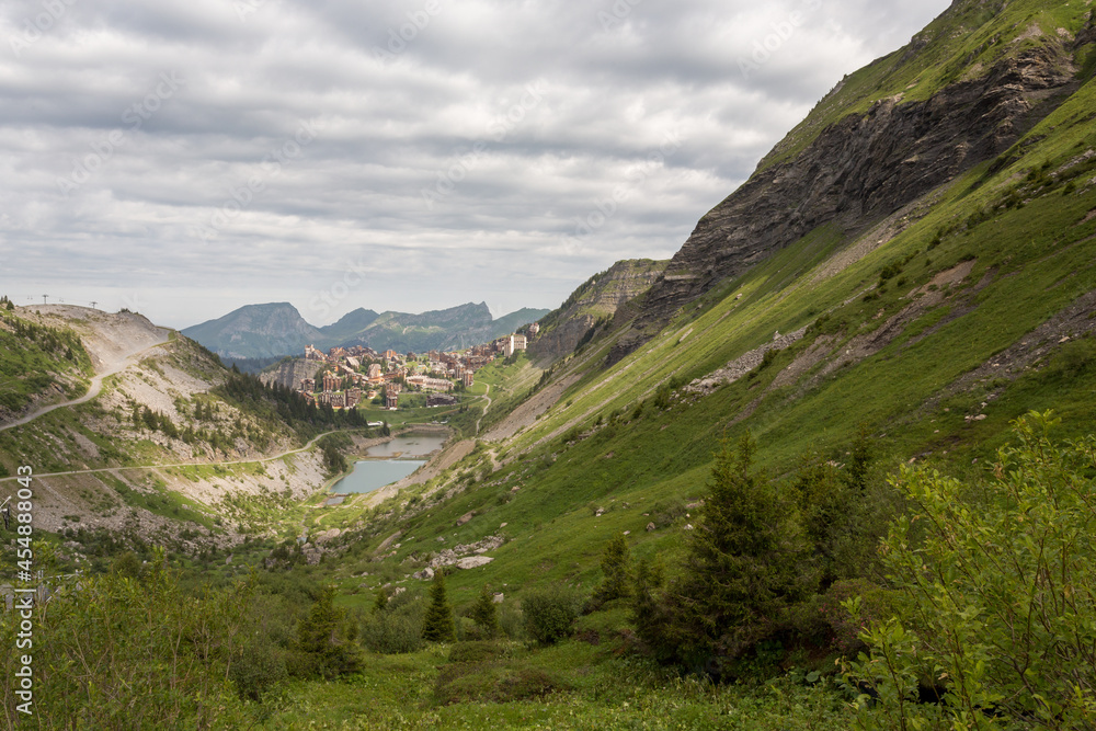 Vue vers Avoriaz depuis Chavanette Vue vers Avoriaz depuis Chavanette