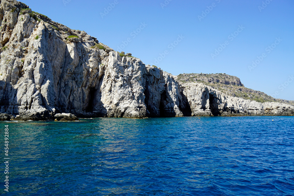 clear waters at the coast of rhodes island clear waters at the coast of rhodes island