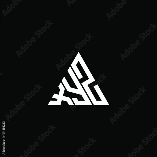 XYZ letter logo creative design. XYZ unique design
 photo