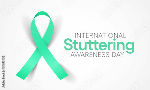 International Stuttering awareness day is observed every year on October 22, it is a speech disorder that involves frequent and significant problems with normal fluency and flow of speech. Vector art