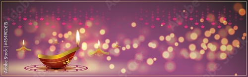 vector illustration for Indian festival Diwali, festival of lights-background banner, flyer, greeting