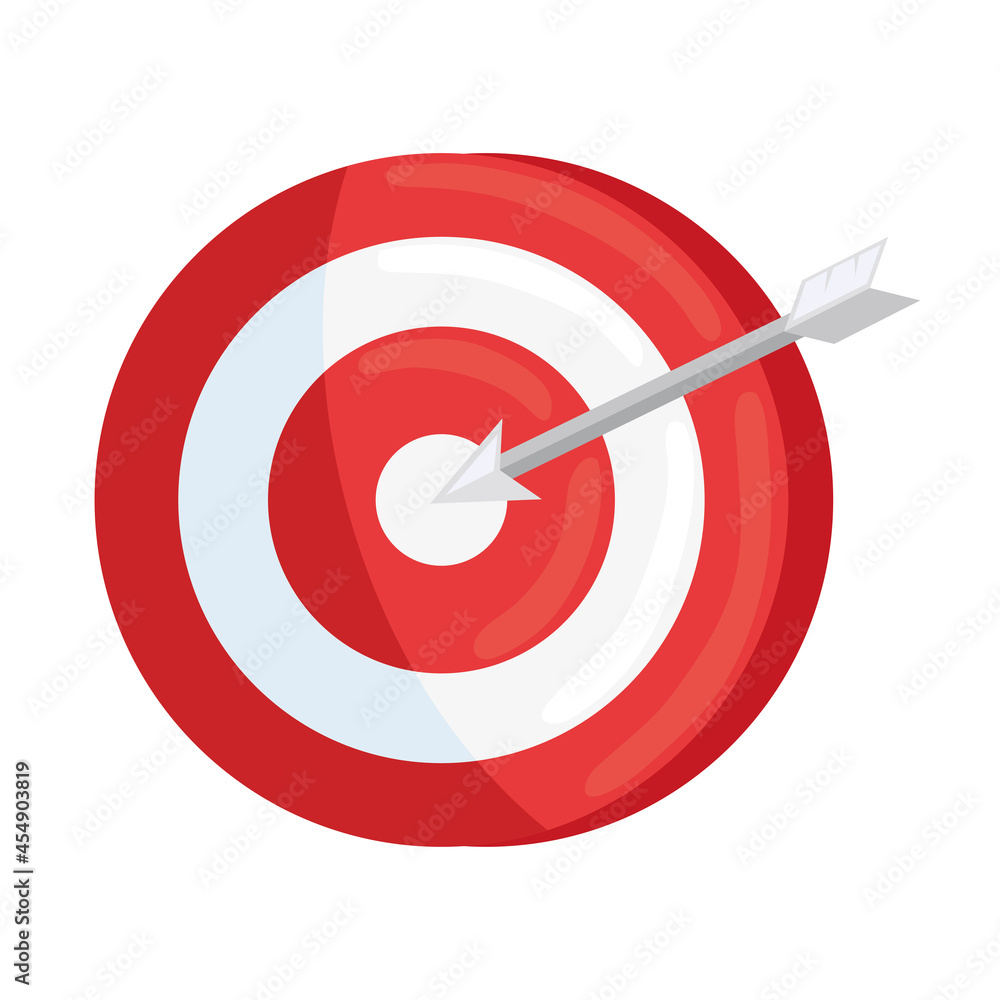Isolated target icon Isolated target icon