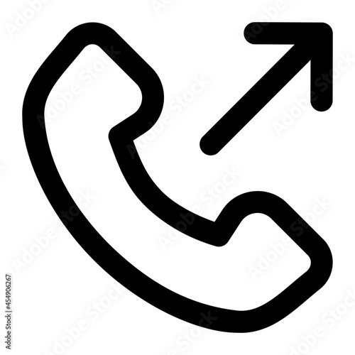 outgoing call icon