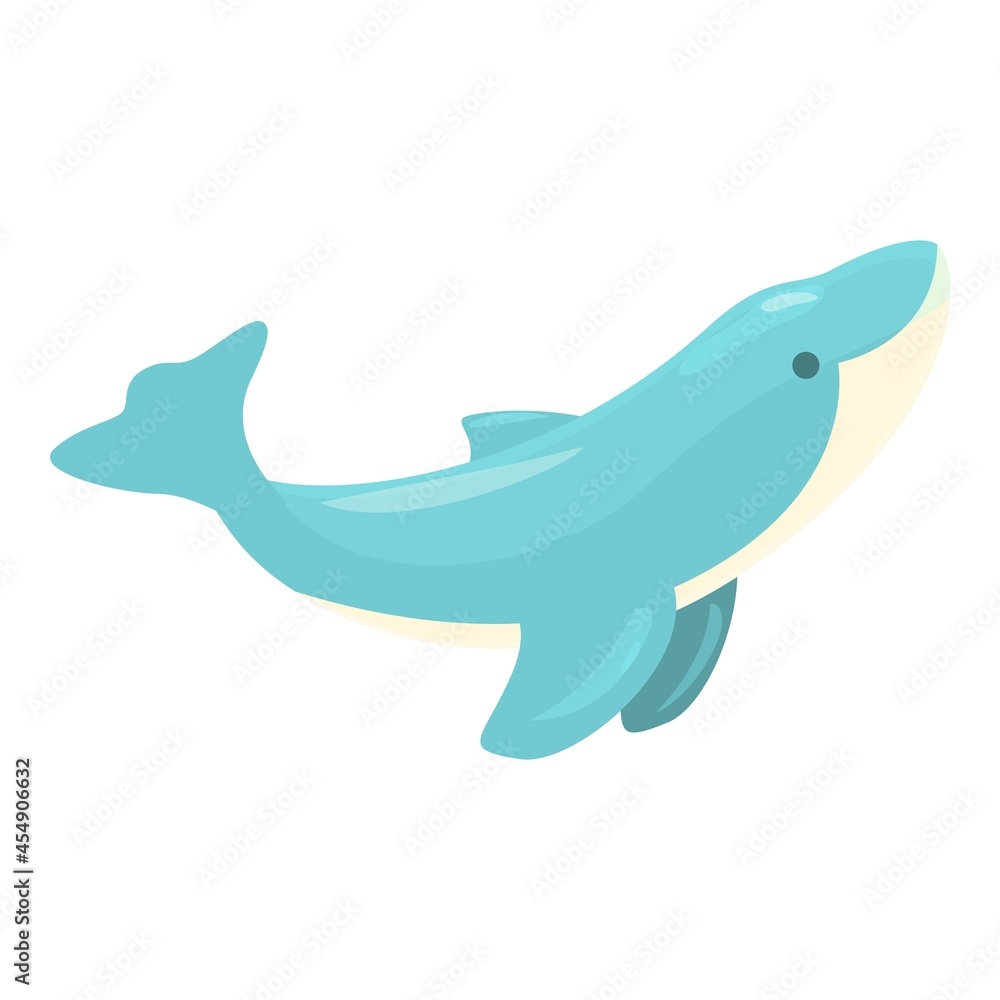 Dolphin fish icon cartoon vector. Sea animal. Aqua show Dolphin fish icon cartoon vector. Sea animal. Aqua show