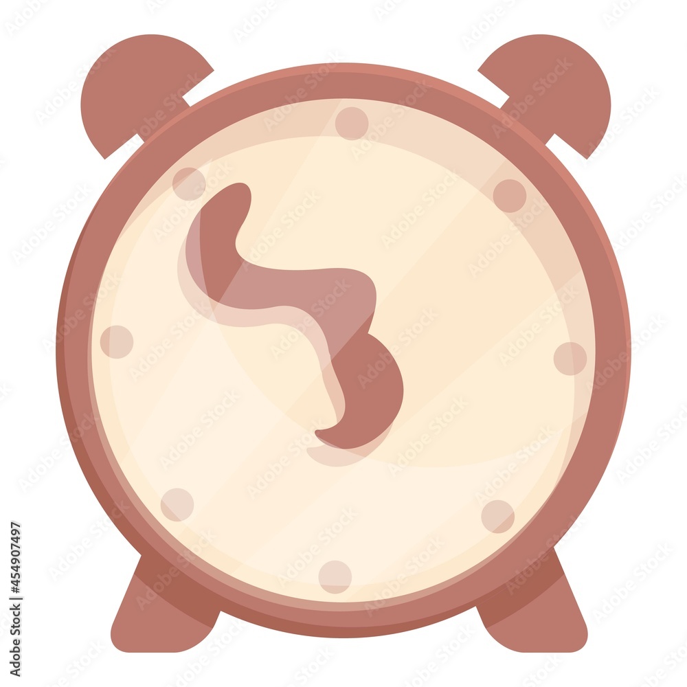 Jet lag clock icon cartoon vector. Time zone. Travel insomnia Jet lag clock icon cartoon vector. Time zone. Travel insomnia