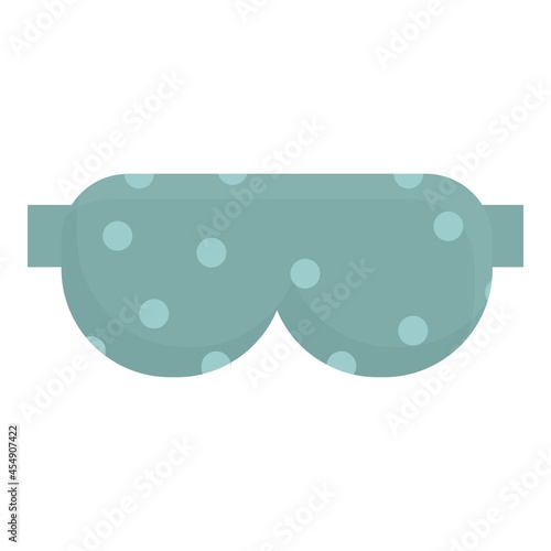 Travel sleeping mask icon cartoon vector. Airplane sleep. Insomnia flight