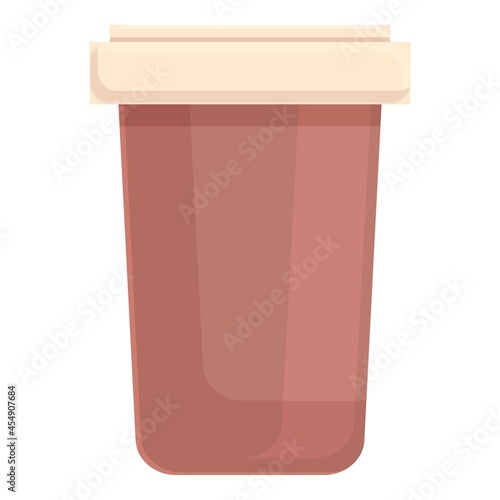 Coffee jet lag icon cartoon vector. Travel insomnia. Problem sleep