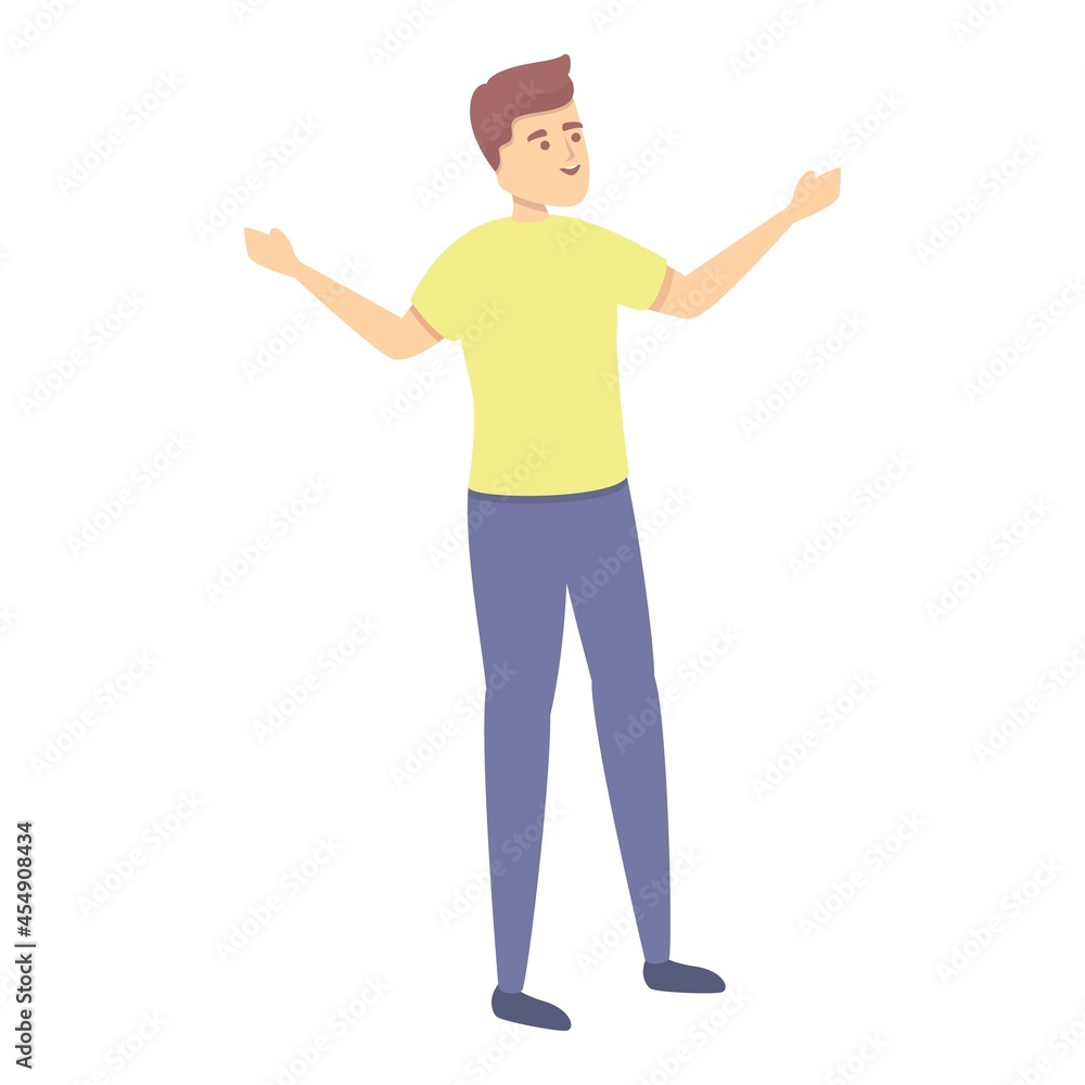Work realization icon cartoon vector. Business project. Strategy success Work realization icon cartoon vector. Business project. Strategy success