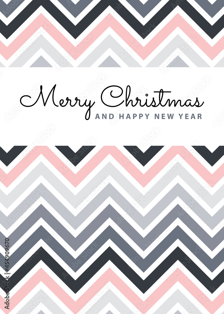 Obraz premium Christmas pattern, invitation card