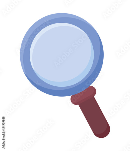 blue loupe illustration