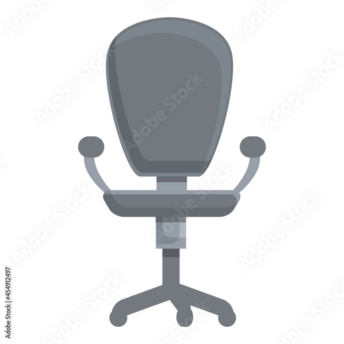 Work chair icon cartoon vector. Office desk. Business seat