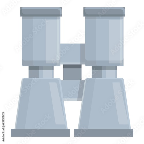 Binoculars icon cartoon vector. Discovery vision. Search view