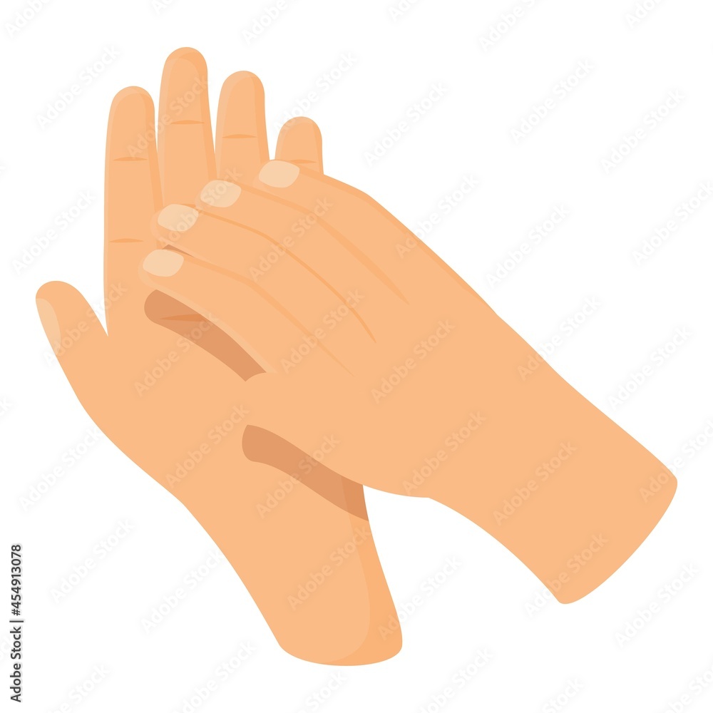 Show handclap icon cartoon vector. Hand applause. Crowd encourage Show handclap icon cartoon vector. Hand applause. Crowd encourage