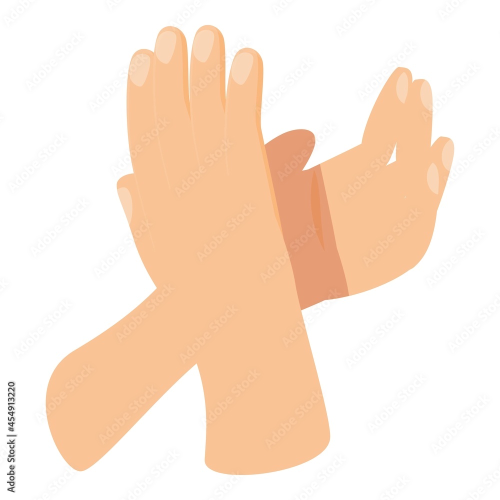Concert clapping icon cartoon vector. Crowd applause. Hand clap