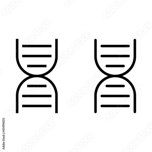 DNA icon vector