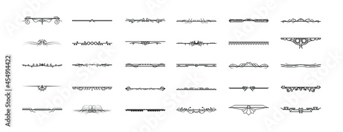Wallpaper Mural Set Black Simple Line Collection Doodle Border Elements Vector Design Style Sketch Isolated Illustration For Banner Torontodigital.ca