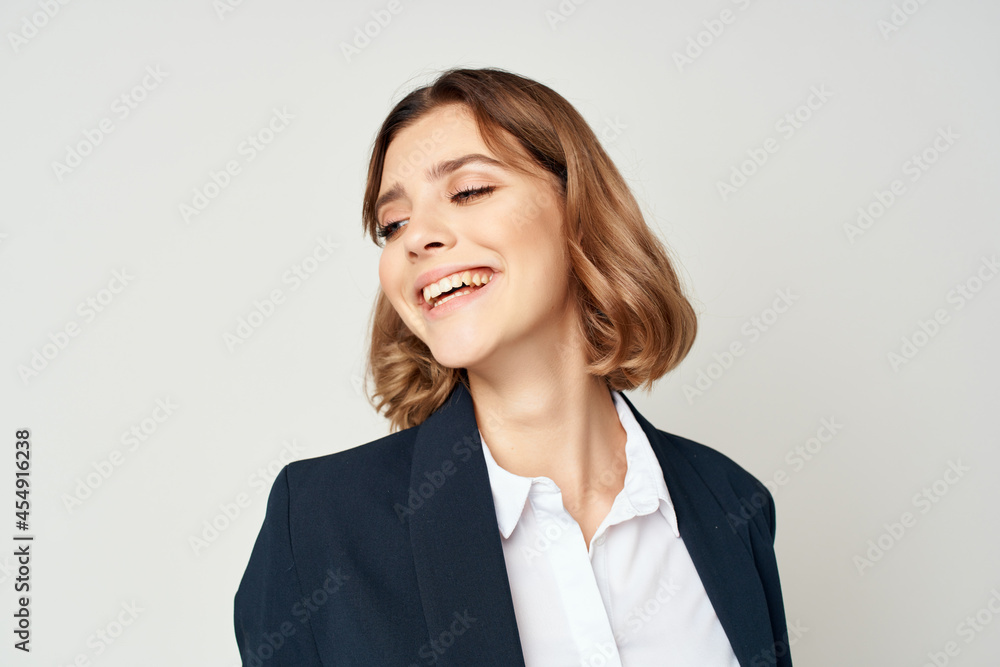 woman posing office work Lifestyle isolated background woman posing office work Lifestyle isolated background