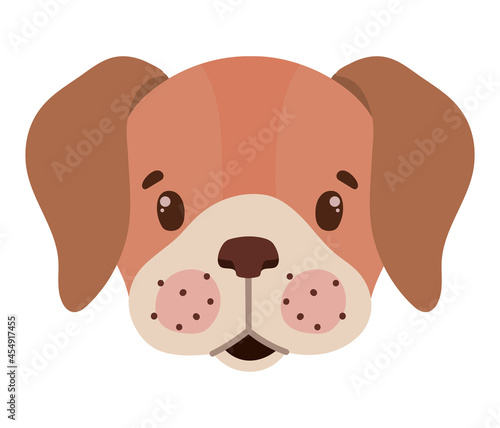 dog face illustration