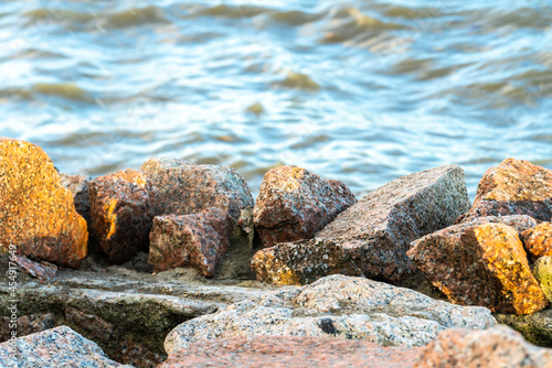 Rocks on the coast of Shenzhen, Guangxi Province, China photo