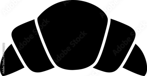 logo for bakery croissant