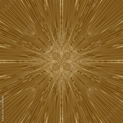Gold ray background and glo...