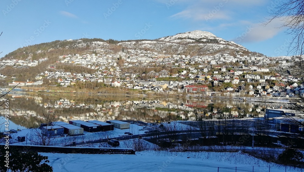 View of Mount Ulriken, Norway, Bergen