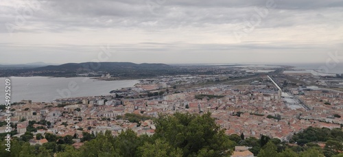 View of Sète from La Croix du Mont Saint Clair.