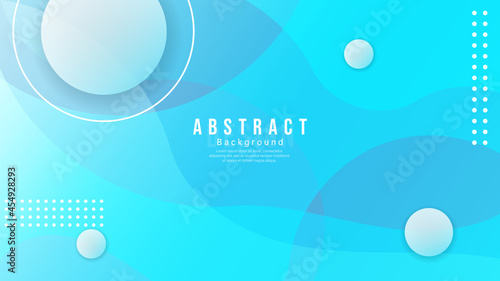 Abstract Color background, Transparent circles and swaying curves with copy space for text , Flat Modern design for presentation , illustration Vector EPS 10