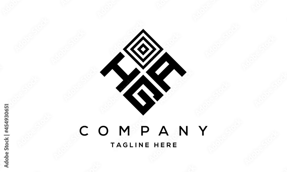 HAG square three latter logo vector HAG square three latter logo vector