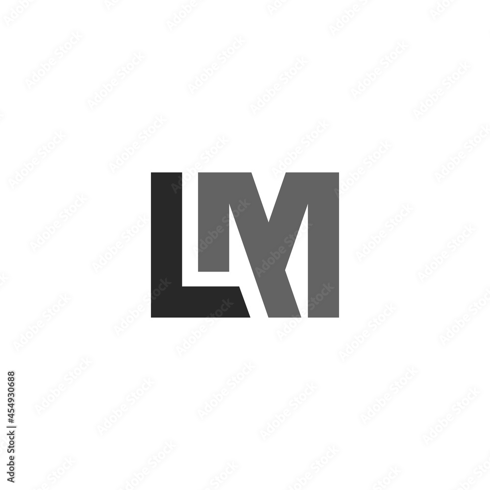LM Logo Modern Minimal Alphabet L M Initial Letter Mark Monogram Editable in Vector Format LM Logo Modern Minimal Alphabet L M Initial Letter Mark Monogram Editable in Vector Format