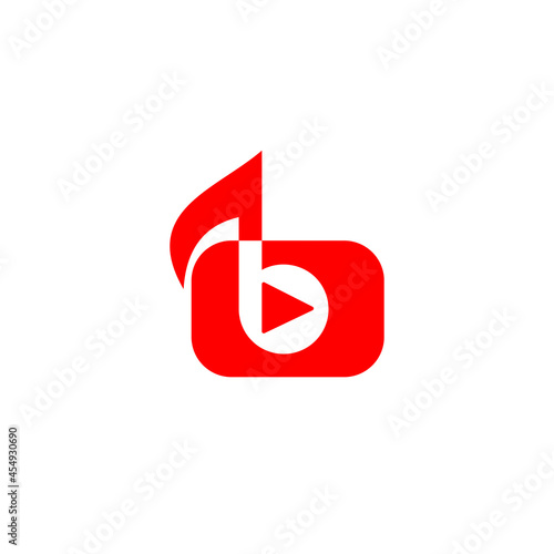 Valokuva Music Video mp4 Abstract Mark Pictorial Emblem Logo Symbol Iconic Creative Moder