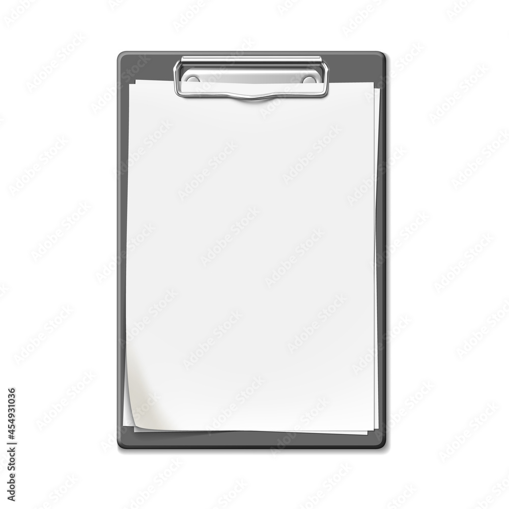 clip-board-with-blank-list-sheet-attached-vector-plastic-clip-board