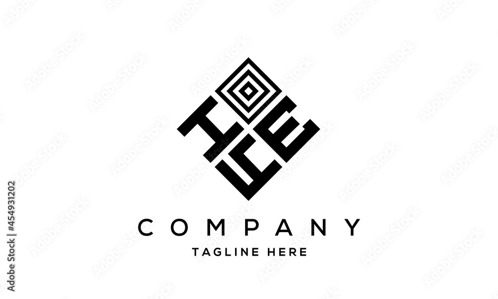 HEY square three latter logo vector HEY square three latter logo vector