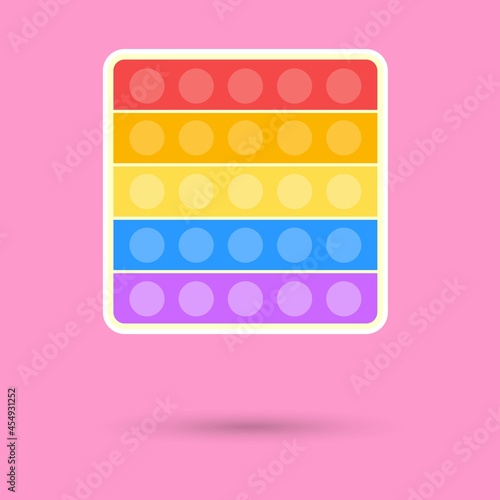 Pop it icon. Vector illustration.