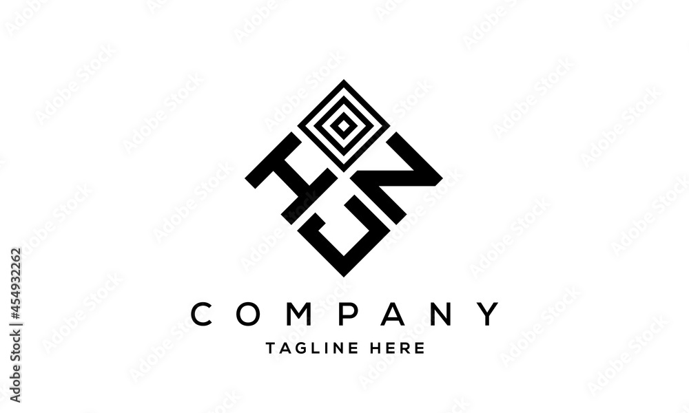 HNJ square three latter logo vector HNJ square three latter logo vector