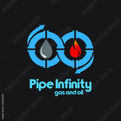 pipe gas and oil logo exclusive design inspiration
