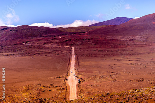 Piton de la Fournaise volcano, Reunion island, France