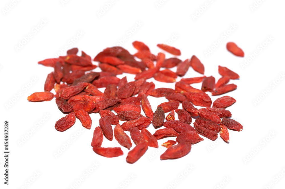 Dried goji berries close up Dried goji berries close up