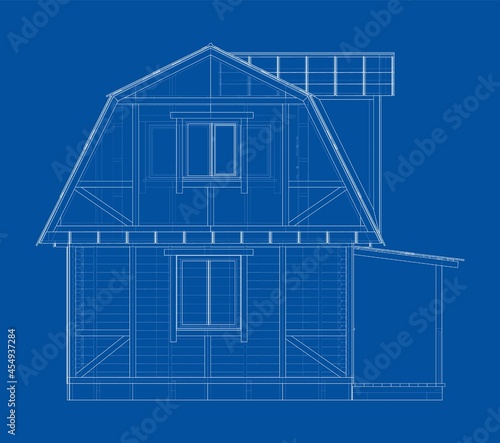 Private house. Vector