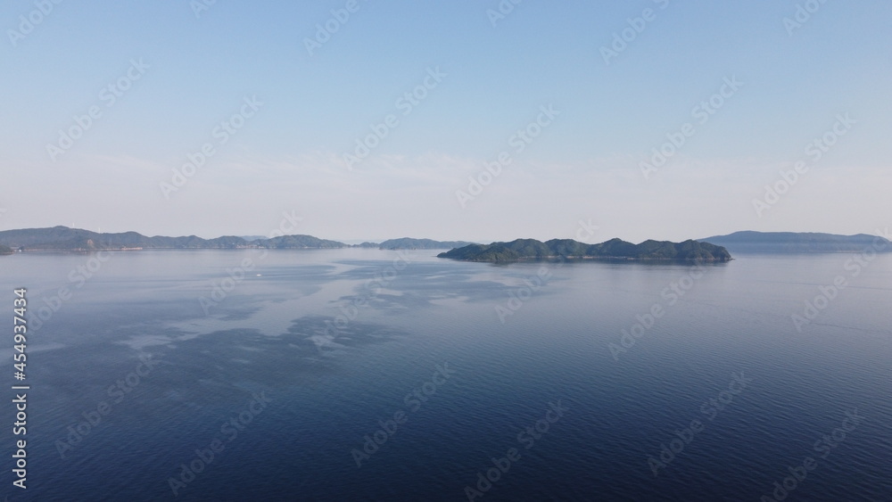 日本の海と自然豊かな瀬戸内海の景色 日本の海と自然豊かな瀬戸内海の景色