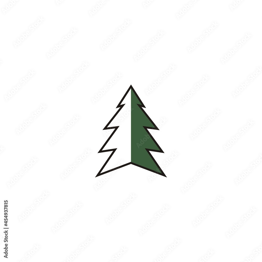 Pine Tree Logo Icon Design Template Vector Illustration Pine Tree Logo Icon Design Template Vector Illustration