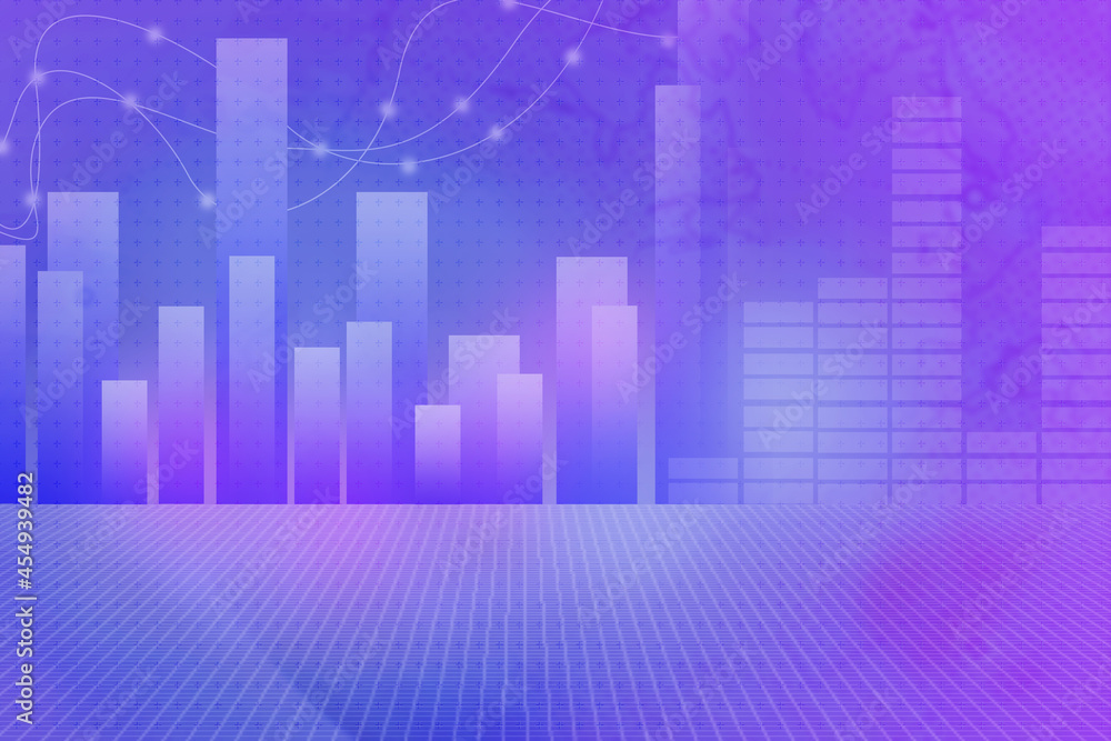 2d illustration futuristic business background pattern graph concept
2d illustration futuristic business background pattern graph concept