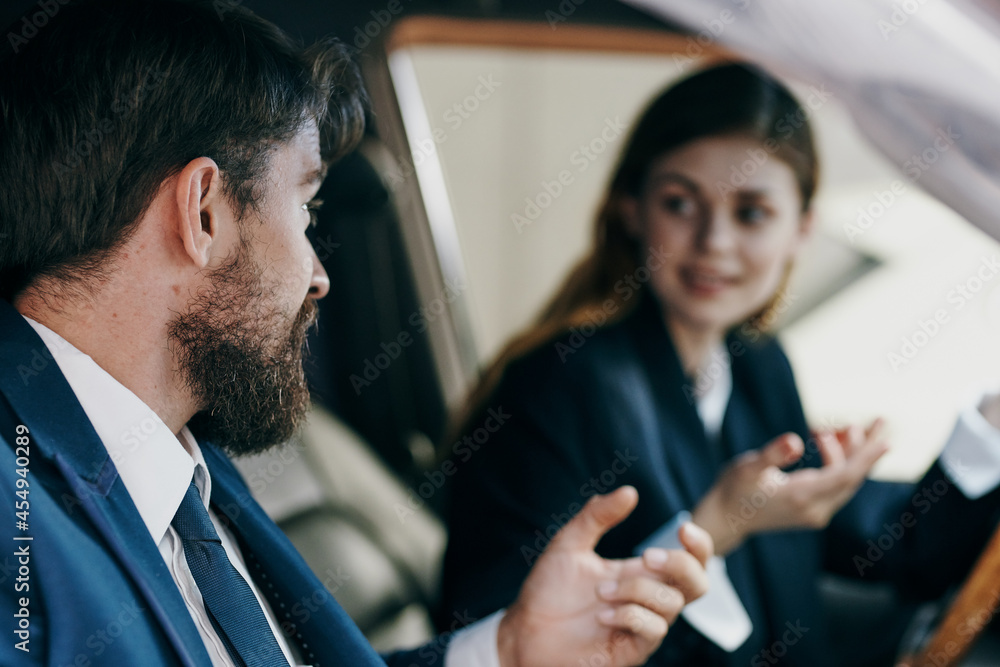 Man and woman trip and communication Lifestyle