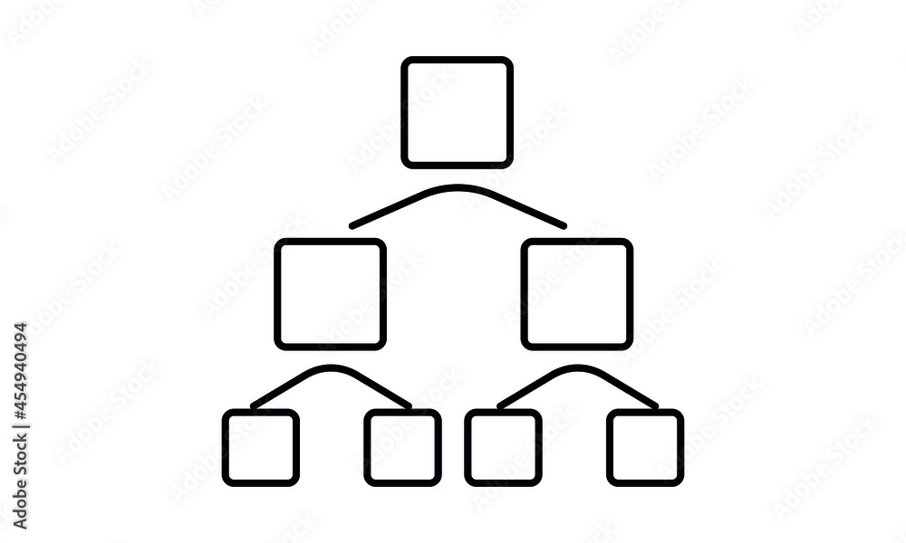chain of businessmen shareholders line icon vector chain of businessmen shareholders line icon vector